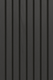 3D Acoustic Slat Wall Panel Dark Grey