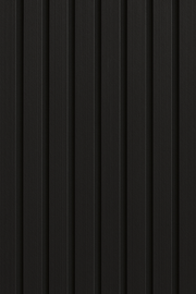 3D Acoustic Slat Wall Panel Black