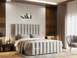 Kendal Panel Line Bed Frame With Optional Storage