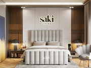 Kendal Panel Line Bed Frame With Optional Storage