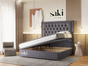 Lilliana Divan Ottoman Storage Chesterfield Border Cut Bed Frame