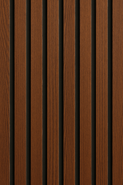 3D Acoustic Slat Wall Panel Dark Oak