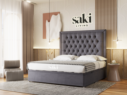 Lilliana Divan Ottoman Storage Chesterfield Border Cut Bed Frame