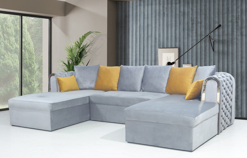 Monaco Sofa Suite Sets in Luxury Velvet