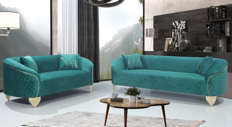 Montreal Sofa Suite Sets in Luxury Velvet