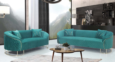 Rome Sofa Suite Sets in Luxury Velvet