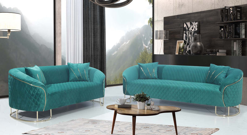 Rome Sofa Suite Sets in Luxury Velvet