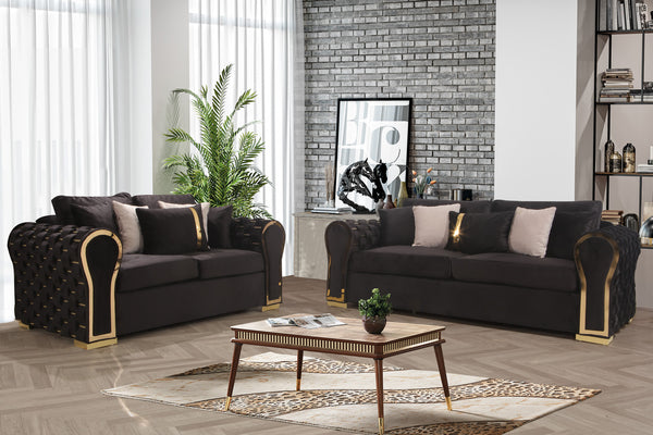 Lyon Sofa Suite Sets in Luxury Velvet