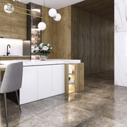 Natural Oak On Black