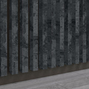 Dark Concrete Wall Slats