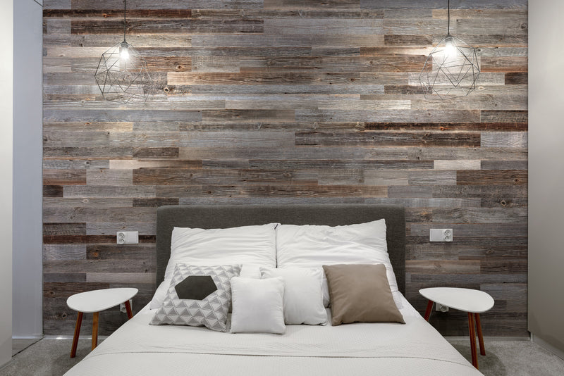 Silver 3D Wooden Wall Panel