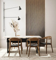 Natural Oak On Black